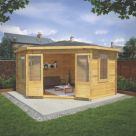Mercia Corner 12' 6" x 12' 6" (Nominal) Apex Timber Log Cabin