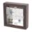 Varilight  1-Gang Surface Pattress Dark Oak Single Wall Box 25mm