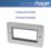 Hager Sollysta WRP4EUBSB 4-Module Modular Faceplate Brushed Steel