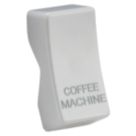Knightsbridge 'COFFEE MACHINE' Switch Cover White