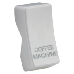 Knightsbridge 'COFFEE MACHINE' Switch Cover White