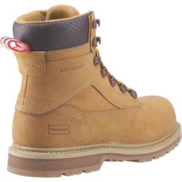 Hunter  Size 6.5  Honey Waterproof Steel Toe Cap Safety Boots