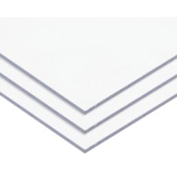 Radmat Building Materials Polycarbonate Clear Glazing Sheet 2000mm x 1000mm x 3mm 3 Pack