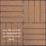 Apollo Brown Composite Interlocking Decking Tiles 24mm x 0.3m x 0.3m 9 Pack