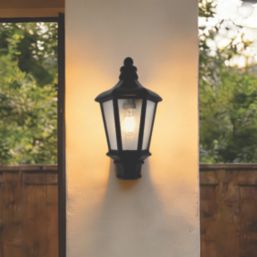 Lutec Cotswold Outdoor Wall Light Black