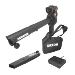 Worx blower vacuum online mulcher cordless