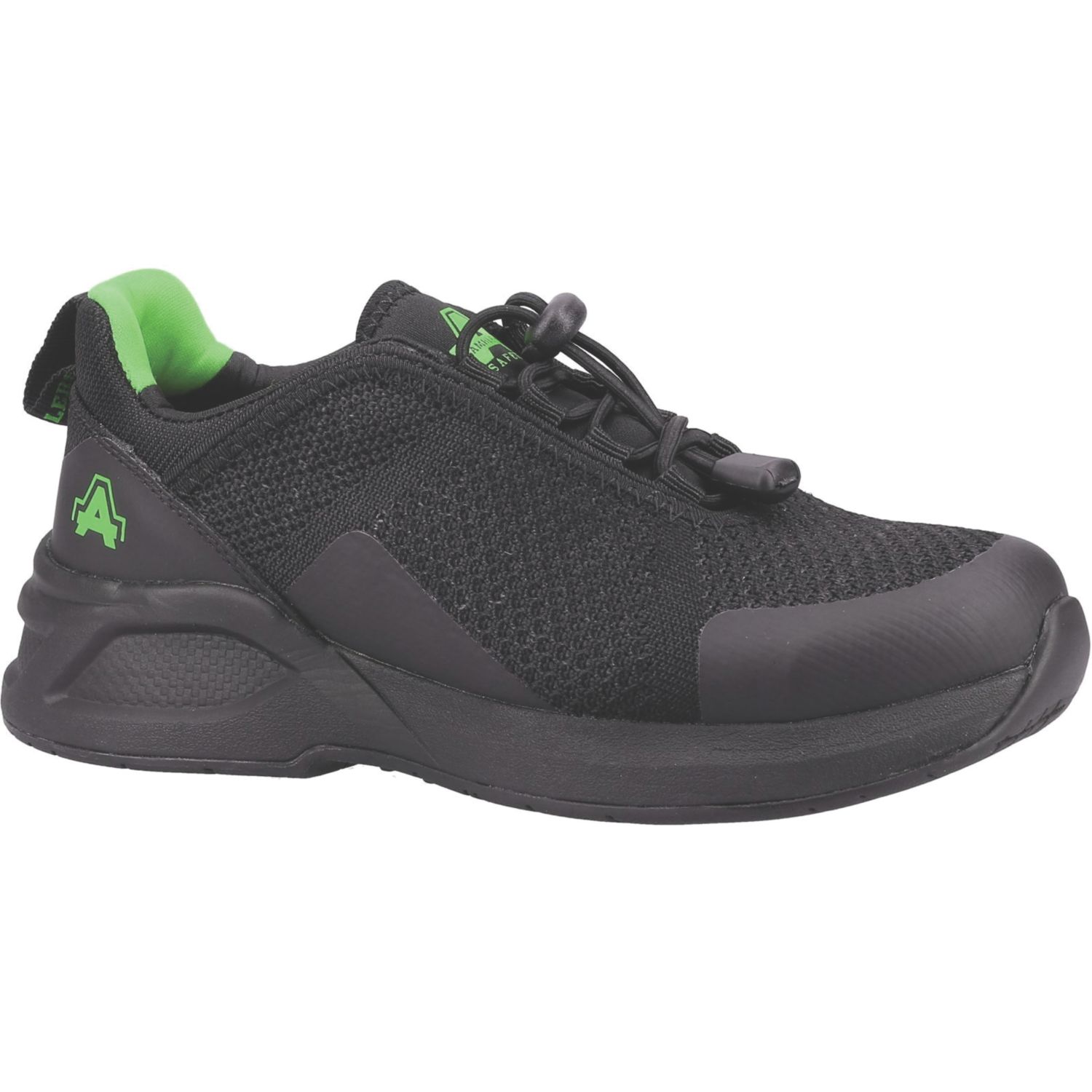 Amblers 610 Size 6 Womens Black Steel Toe Cap Safety Trainers (867KE)