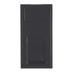 Contactum Media Modular RJ45 Ethernet Socket Black