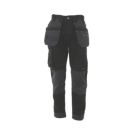DeWalt Harrison Work Trousers Black/Grey 34" W 31" L