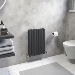 Ximax Fortuna 600mm x 410mm 1601BTU Anthracite Vertical Designer Radiator