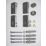 Ximax Fortuna 600mm x 410mm 1601BTU Anthracite Vertical Designer Radiator
