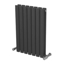Ximax Fortuna 600mm x 410mm 1601BTU Anthracite Vertical Designer Radiator