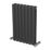 Ximax Fortuna 600mm x 410mm 1601BTU Anthracite Vertical Designer Radiator