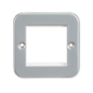 Knightsbridge  2-Module Modular Metal Clad Faceplate