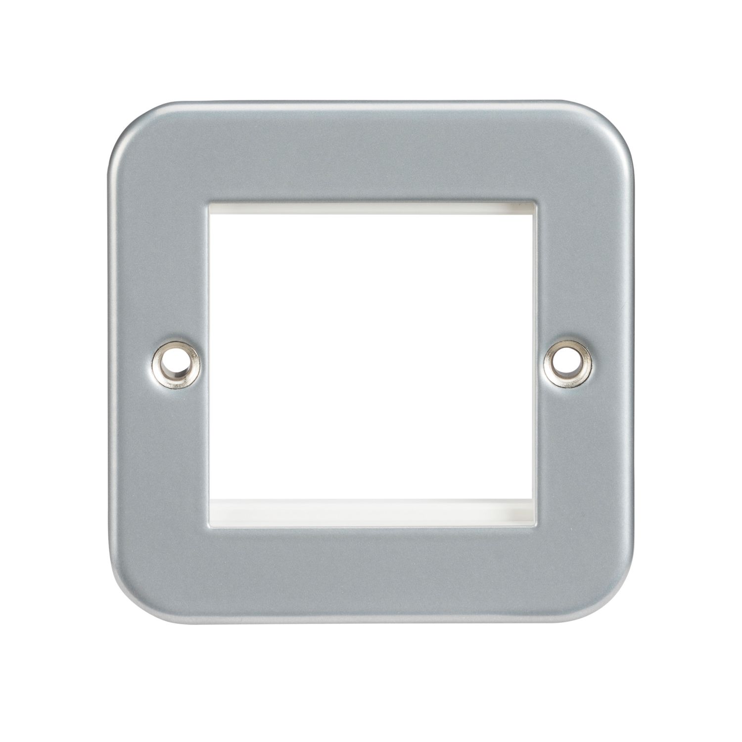 Knightsbridge 2-Module Modular Metal Clad Faceplate (867YA)