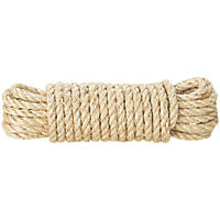 Diall Twisted Rope Natural 10mm x 10m