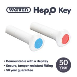 Hep2O  Plastic Push-Fit Blanking Pegs 10mm 2 Pack