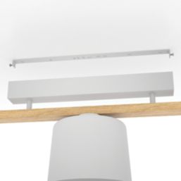 Eglo Mariel Ceiling Light Light Grey / Brown
