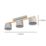 Eglo Mariel Ceiling Light Light Grey / Brown