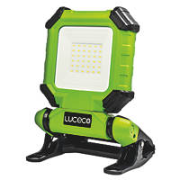 Luceco  Rechargeable LED Clamp Worklight Green & Black 1300lm