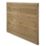 Forest Europa Single-Slatted  Fence Panels Natural Timber 6' x 5' Pack of 4