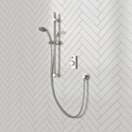 Aqualisa Visage HP/Combi Rear-Fed Single Outlet Chrome Thermostatic Digital Shower