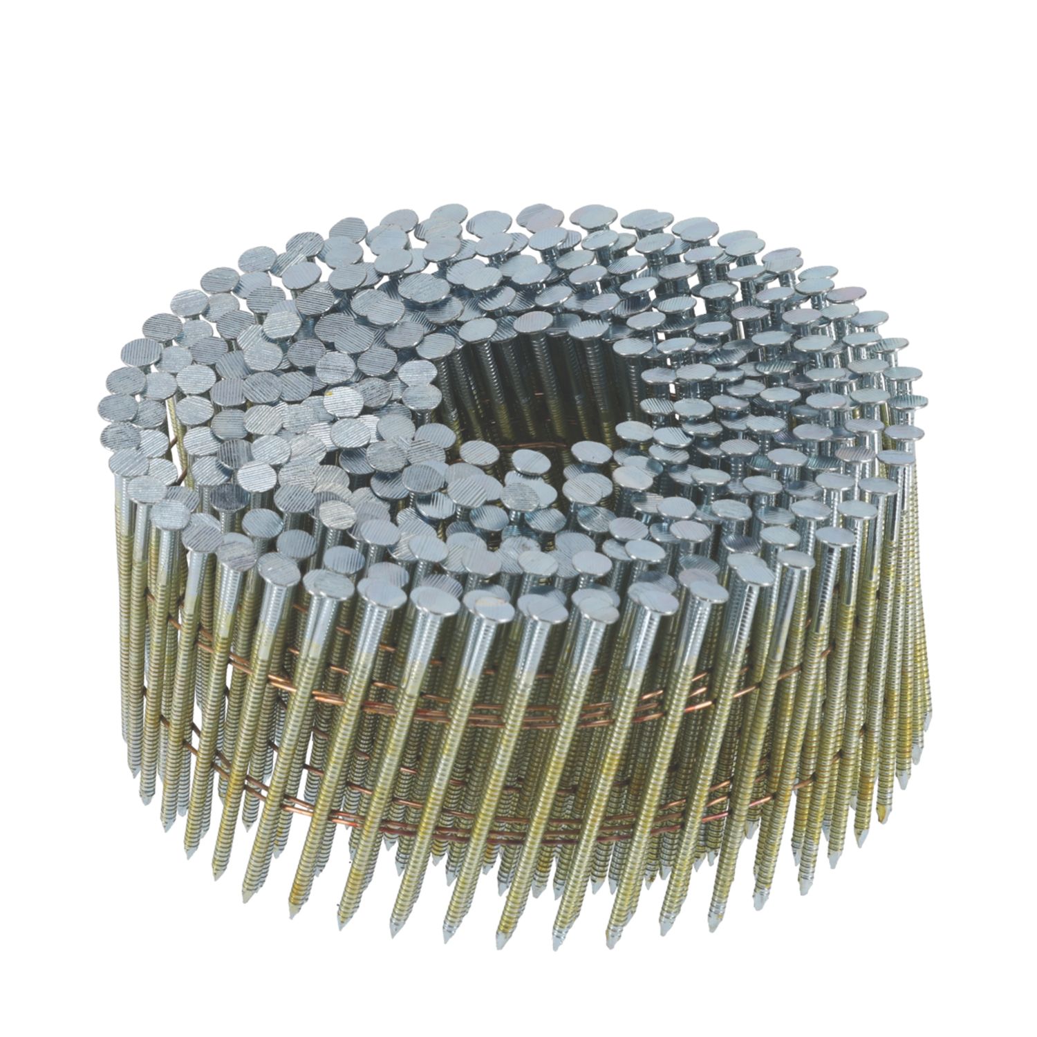 DeWalt Galvanised Ring Shank Coil Nails 2.1mm x 55mm 2100 Pack (868VA)