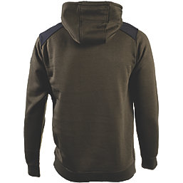 CAT Essentials Hooded Sweatshirt Army Moss Small 34-37" Chest