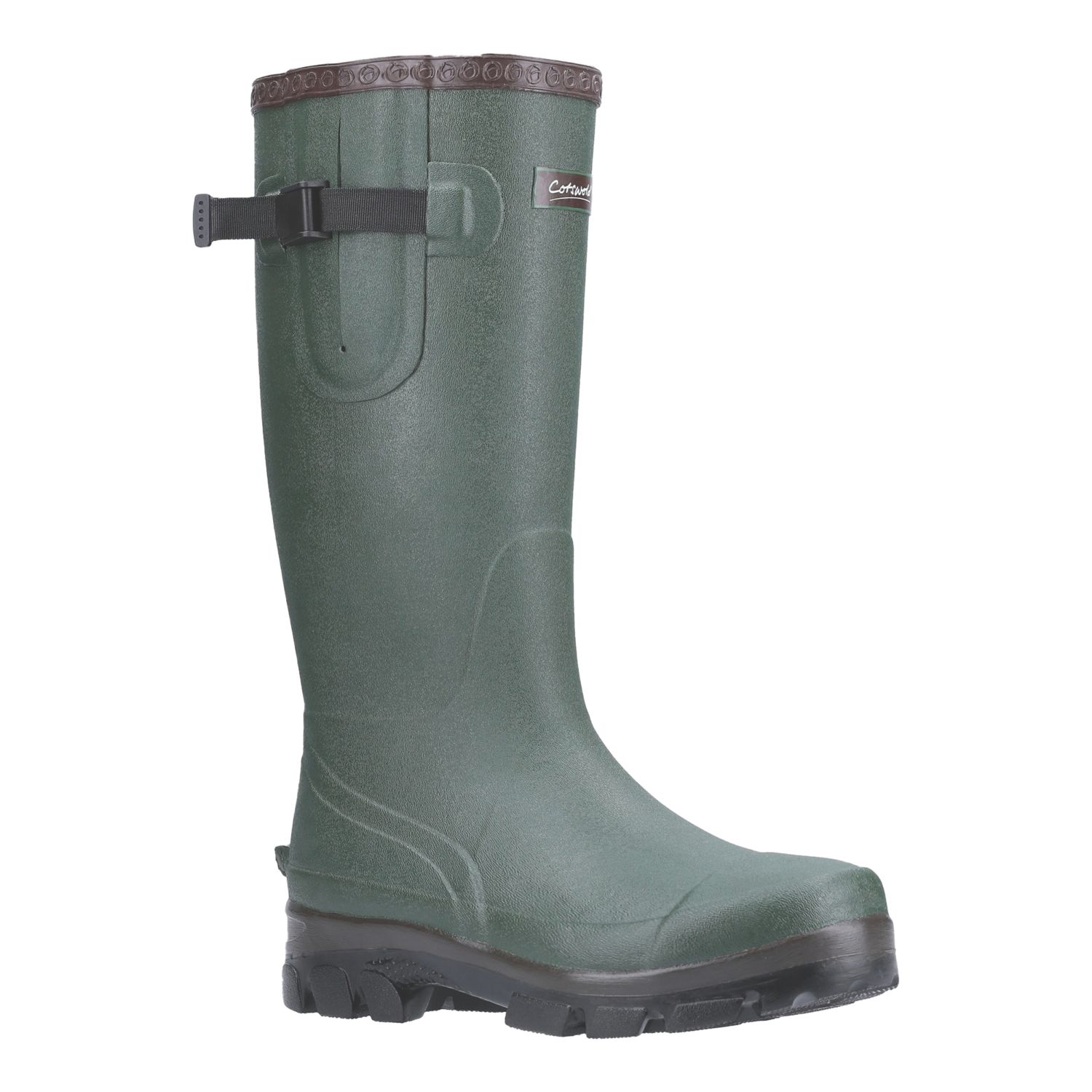 Cotswold Grange Buckle Fastening Size 9 Green Non Safety Wellies (868XN)
