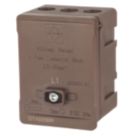 Lewden 100A 5-Way 2.5-35mm² Connector Block Brown