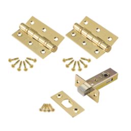 Smith & Locke Internal Bathroom Pack Electro Brass