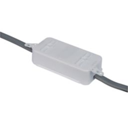 Debox  24A In-line Junction Box 50 x 102 x 28.5mm White