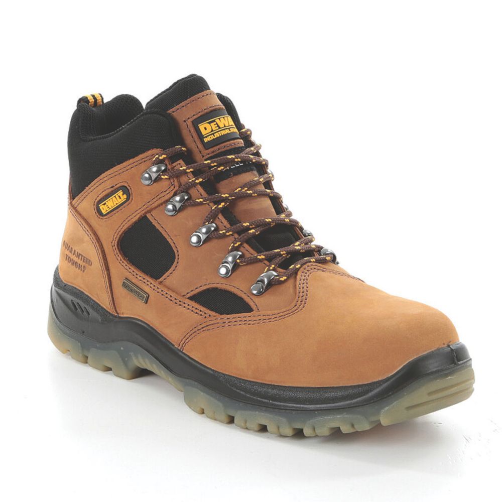 DeWalt Challenger Safety Boots Brown Size 9 - Screwfix