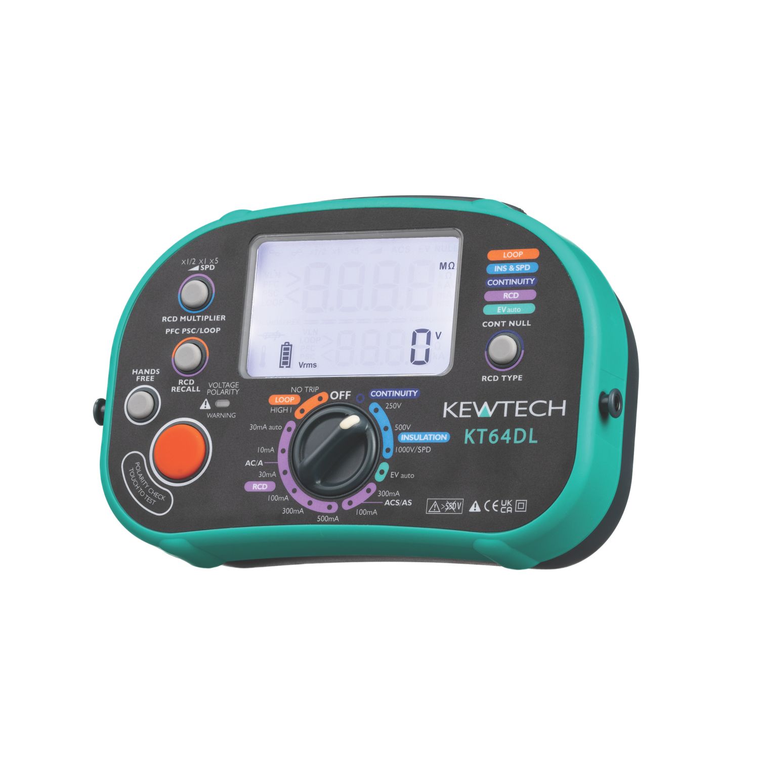 Kewtech KT64DL Multi-function tester (869AV)