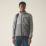 Regatta Frankie Colour Block Full Zip Fleece Storm Lead Grey Small 41.7" Chest