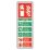 Essentials  Non Photoluminescent "Fire Extinguisher Lithium-lon" Sign 300mm x 100mm
