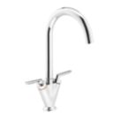 Streame by Abode Volo Swan Dual-Lever Mono Mixer Chrome