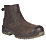 Apache Wabana Metal Free  Safety Dealer Boots Brown Size 13