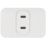 Masterplug 2-Outlet Type C Plug-In Power Hub White 5A