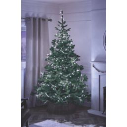 1500 LED Indoor & Outdoor Ice White Compact String Christmas Lights