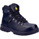 Amblers AS606 Size 3 Womens Black Water-Resistant Steel Toe Cap Safety Boots