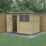 Forest Beckwood 7' 6" x 6' (Nominal) Pent Shiplap Timber Shed with Assembly