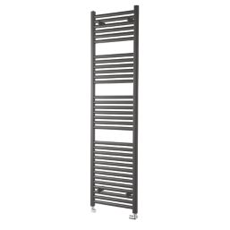 Towelrads 1600mm x 400mm 2160BTU Anthracite Flat  Towel Radiator