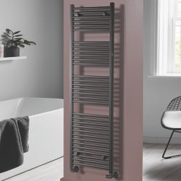 Towelrads Pisa Premium Towel Radiator 1600mm x 400mm Anthracite 2160BTU