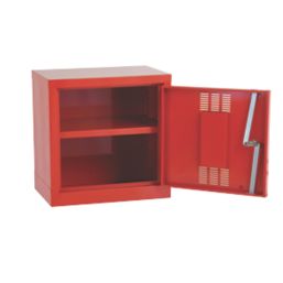 Barton  1-Shelf Pesticide Cabinet Red 457mm x 305mm x 457mm