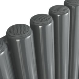 Ximax Erupto 1800mm x 435mm 4178BTU Anthracite Vertical Designer Radiator