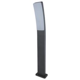 Lutec Kira 740mm Outdoor LED Bollard Light Dark Grey 17.3W 1200lm