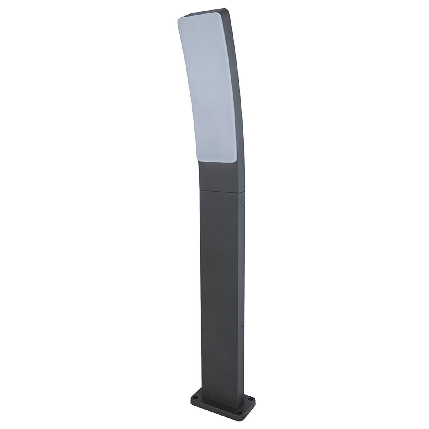 Lutec Kira 740mm Outdoor LED Bollard Light Dark Grey 17.3W 1200lm (870AJ)