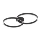 Eglo Amandolo LED Ceiling Light Black 19.5W 2400lm