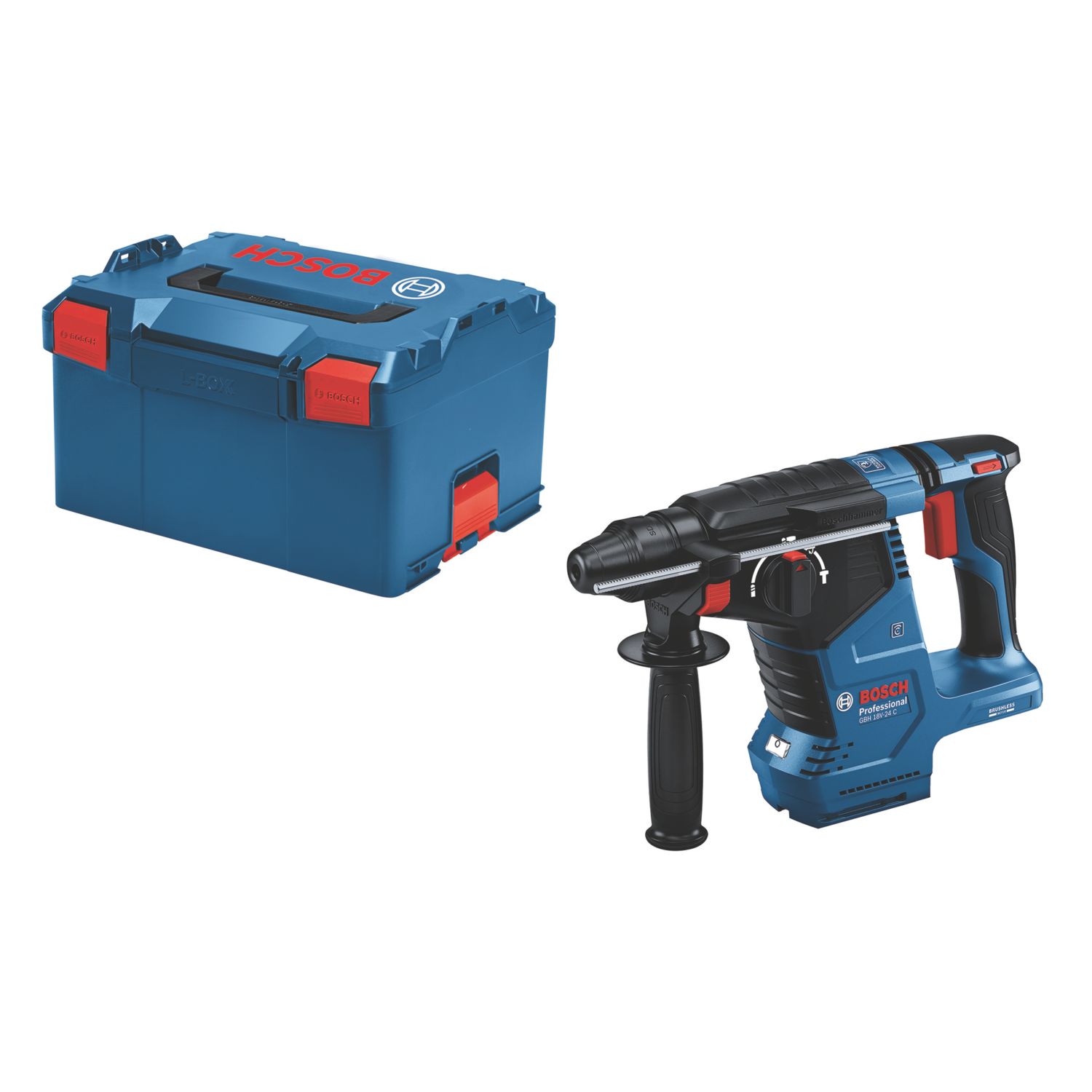 Bosch GBH 18V-24 C 2.9kg 18V Li-Ion Coolpack Brushless Cordless SDS Drill in L-Boxx 238 - Bare (870FU)